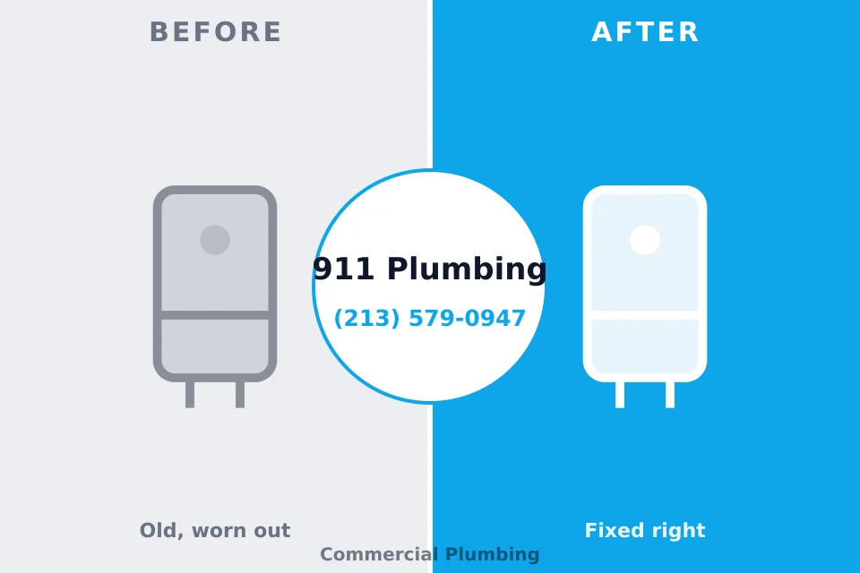 Before and after: plumbing repair Country Club Hills, IL